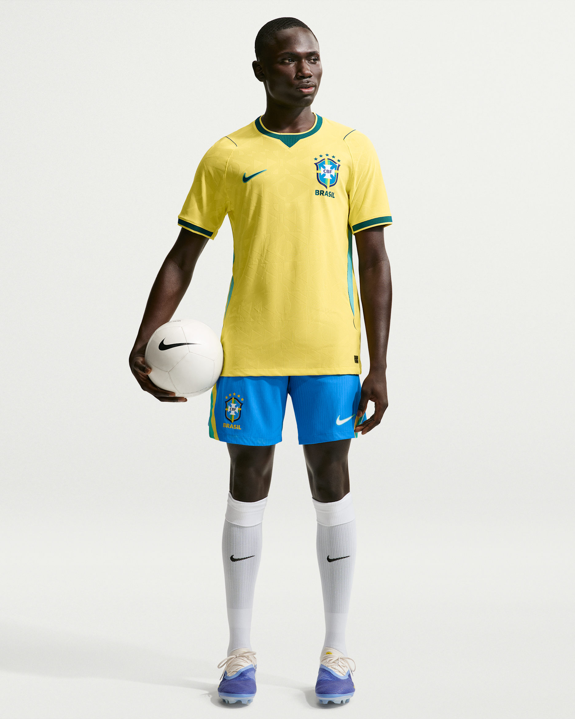 Brazil 2026 Match Home Men's Nike Aero-FIT Soccer Authentic Shorts
